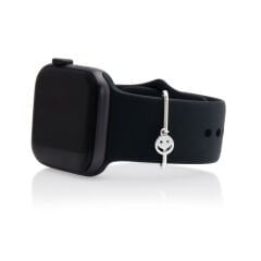 Gümüş Gülen Yüz Saat Süsü